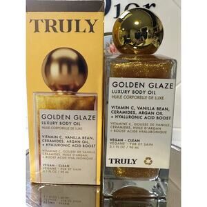 Truly Golden Glaze Luxury Body Oil Brightening Body Shimmer Oil 90 mL NEW in BOX